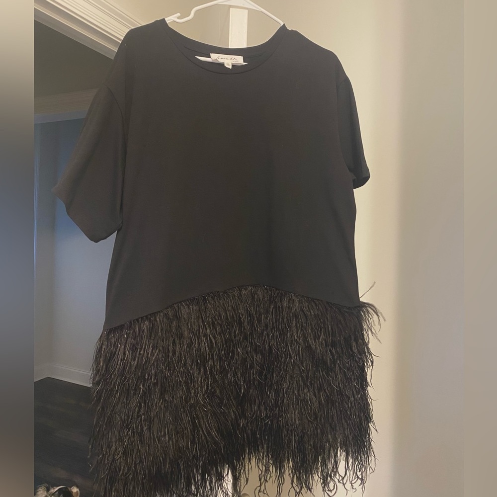 Feather dress size small!